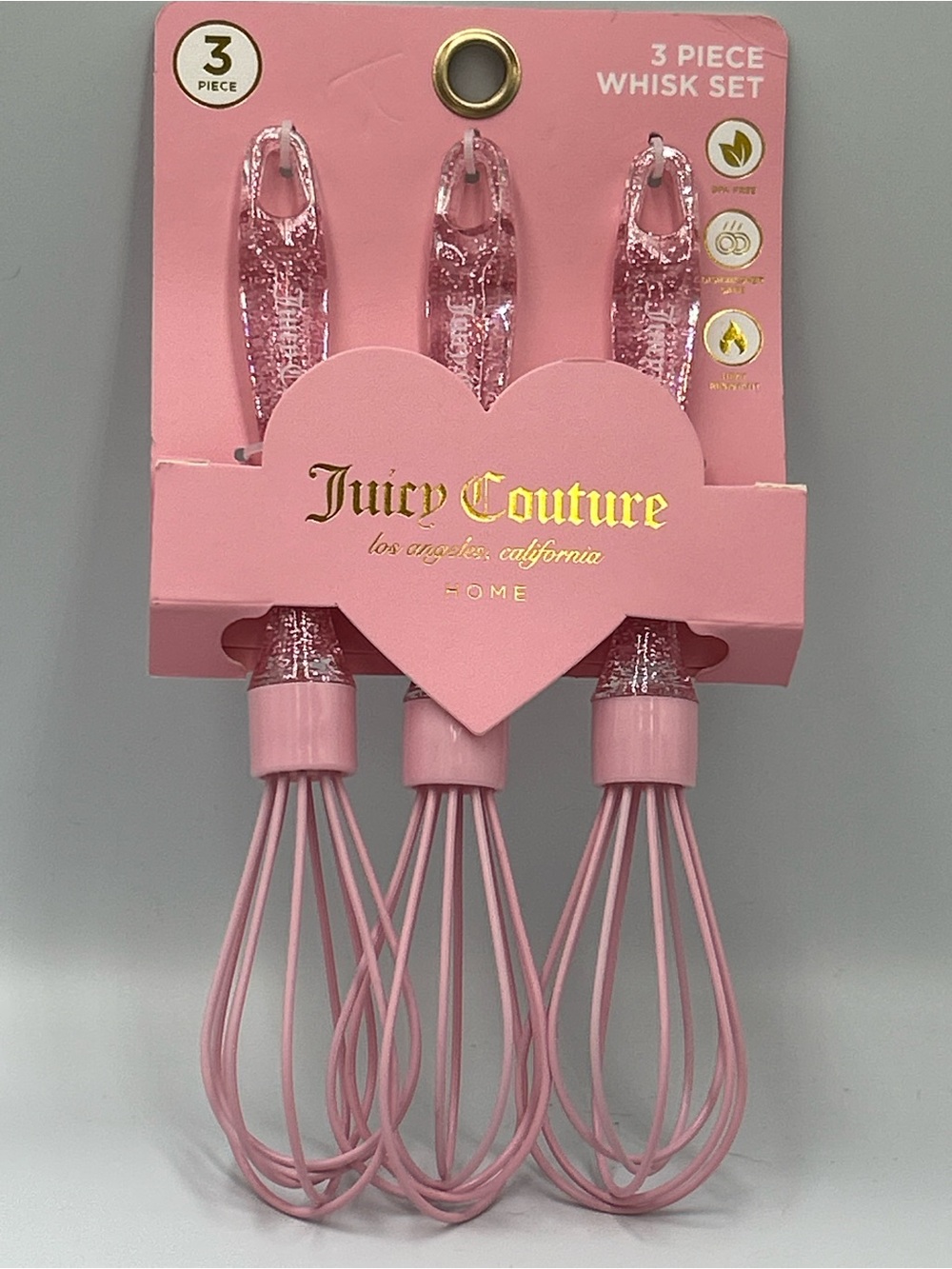 Juicy Couture Pink Glitter Whisk Set